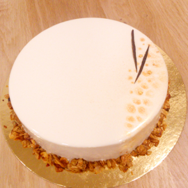 Bûche renard des neiges