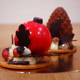 Bûche renard des neiges