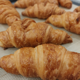 Croissants du week-end au beurre AOP