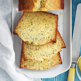 Cake Citron Pavot à la part